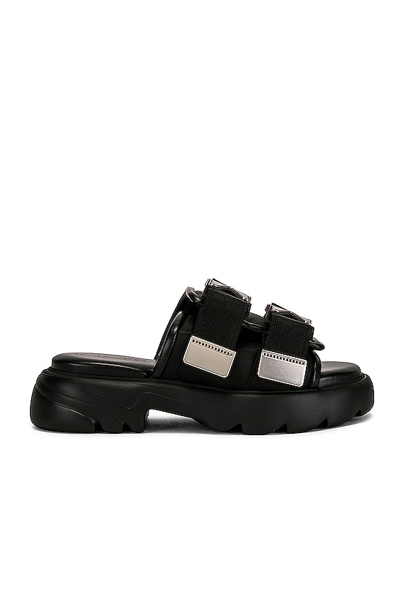 Moncler Bell Buckle Sandal in Black | FWRD