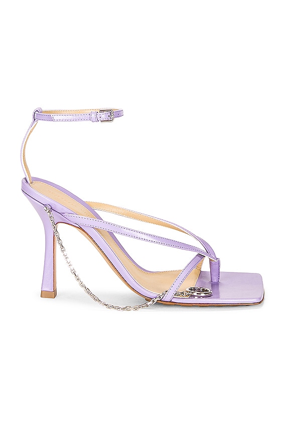 Bottega Veneta Stretch Ankle Strap Sandal in Blossom | FWRD Bottega Veneta Stretch Ankle Strap Sandal in Blossom | FWRD
