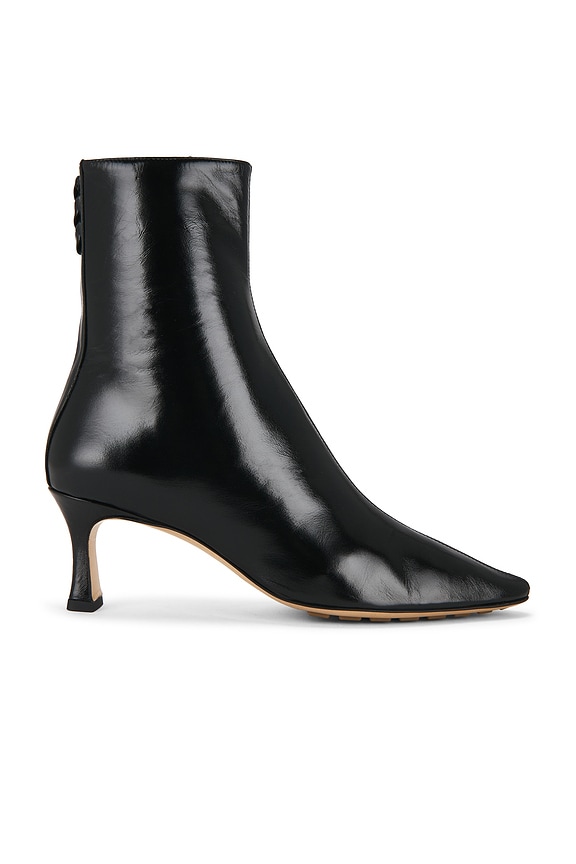 Gareth Pugh Strap Leather Wedge in Black | FWRD