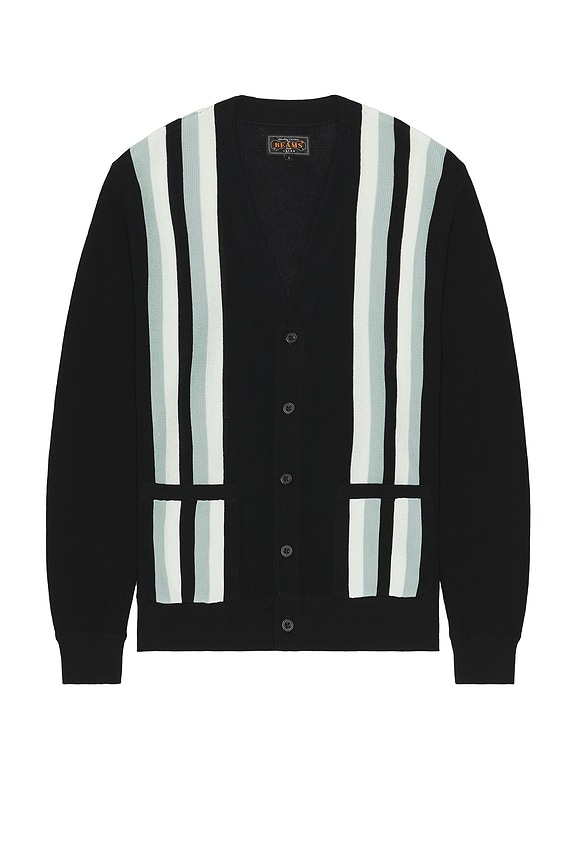 【HI FI FNK】Tom Stripe Cardigan Found Multi Stripe Cardigan in Cream Multi | FWRD