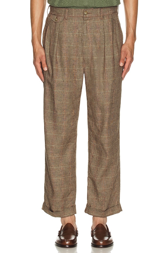 【M】 ERL CAMO CARGO PANTS WOVEN ERL Unisex Camo Cargo Pants Woven in Green Camo | FWRD