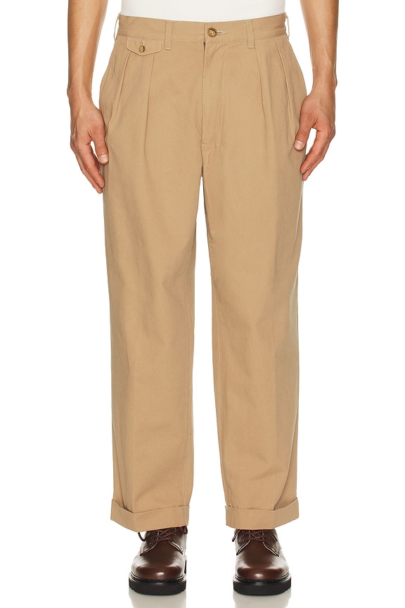 Visvim High-Water Chino in Beige | FWRD