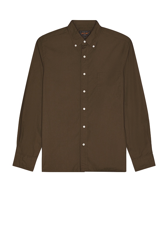 LEMAIRE patch pocket shirt サイズ46 Lemaire Patch Pocket Shirt in Chestnut | FWRD