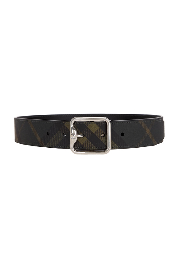 Burberry Shield Classic Belt in Lichen | FWRD
