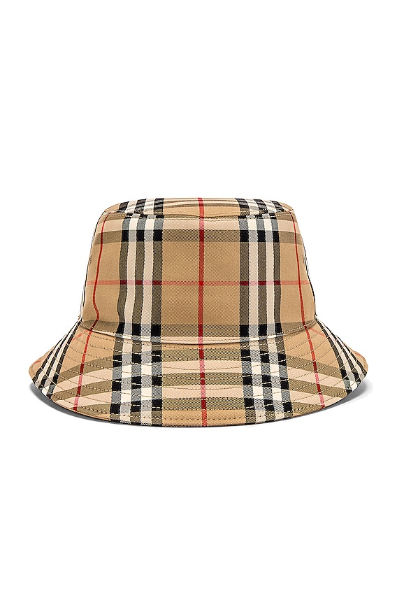 Burberry Check Cap in Archive Beige | FWRD