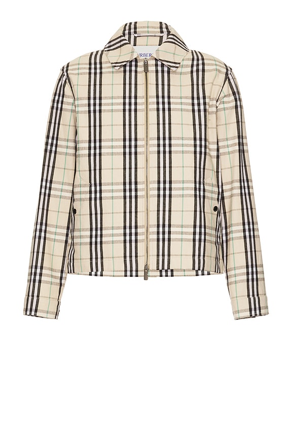 Fear of God Beige Oversized Check Shirt Jacket Fear Of God