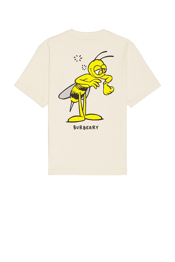 Amiri T-SHIRT MIT PEGASUS-PRINT VINTAGE WASH in Alabaster | FWRD