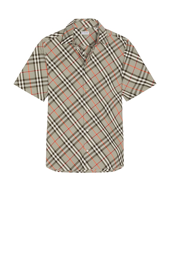 Tシャツ・カットソー Burberry SS24 'Simson' shirt (8070582 ARCHIVEBEIGE) Burberry Simson check shirt - Beige - Men | 8070582 | thebs.com