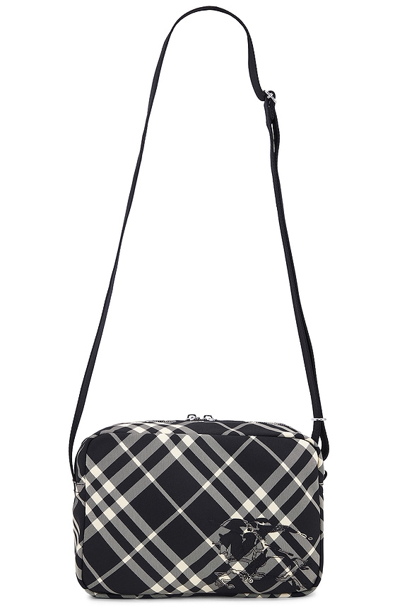 【BURBERRY】ESSENTIAL CROSSBODY チェック柄クロスボディ Check Crossbody Bag​ in Sand - Men, Nylon | Burberry® Official