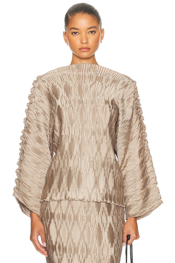 Zimmermann Postcard Floral Blouson Shirt in Ivory | FWRD Zimmermann Postcard Floral Blouson Shirt in Ivory | FWRD