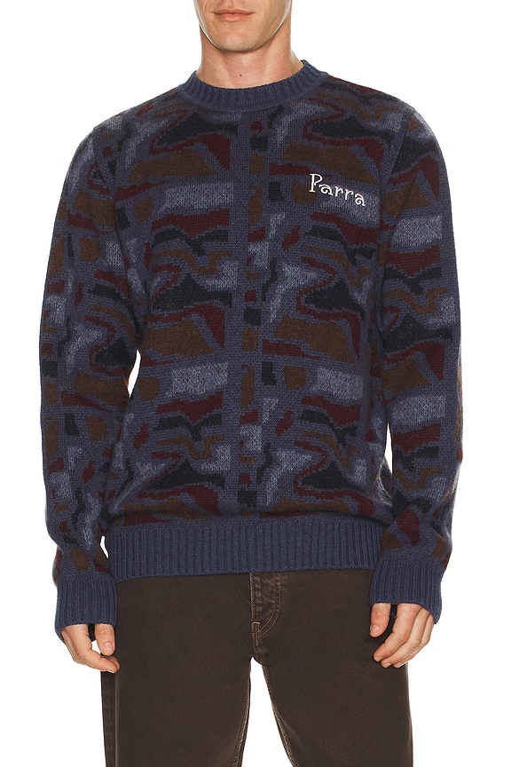 WACKO MARIA Blue Note Jacquard Sweater in One | FWRD