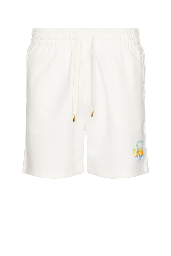 Rick Owens Drawstring Karloff Boxers in Black & Oyster | FWRD
