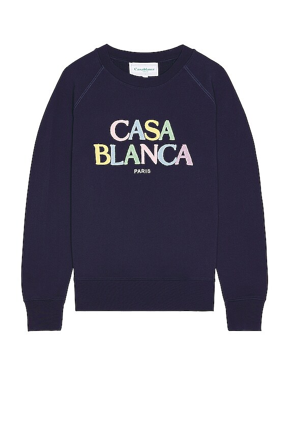 【CASABLANCA】テニス アイコン クルー スウェット Tennis Club Icon Sweatshirt – Casablanca