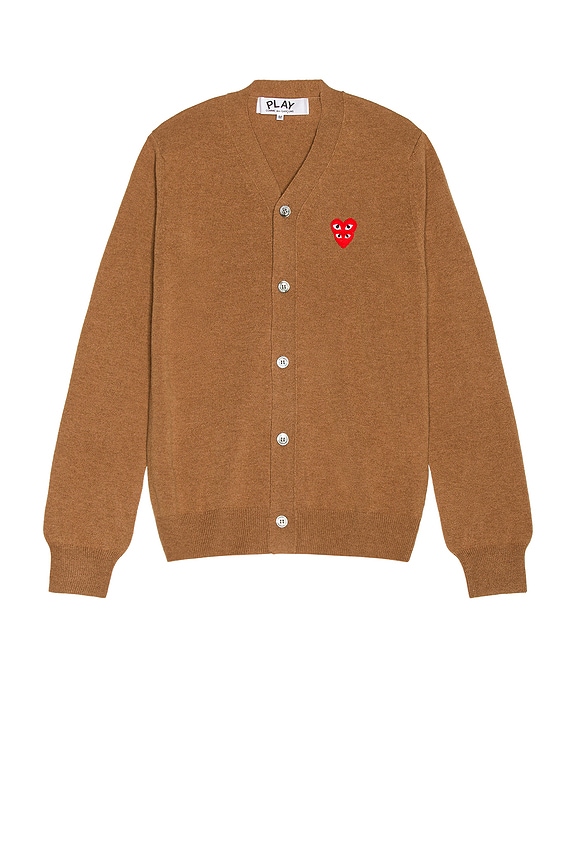 トップス PLAY COMMEdesGARCONS KNIT CARDIGAN COMME des GARCONS PLAY Cardigan in Pink | FWRD