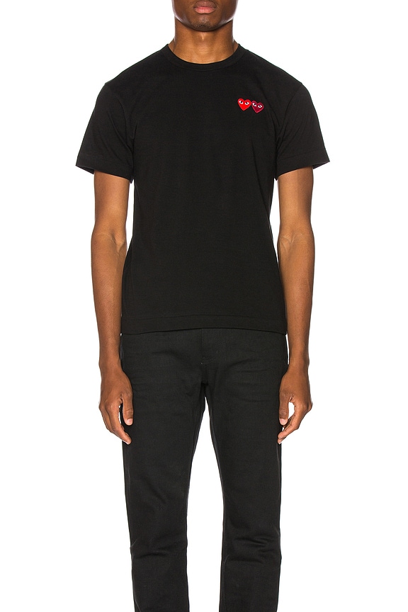 Saint Laurent Blood Luster Tee in Black | FWRD