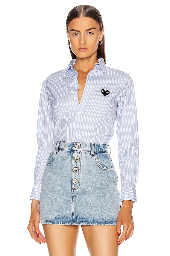 Isabel Marant Etoile Taniami Shirt in Light Blue | FWRD Isabel Marant Etoile Taniami Shirt in Light Blue | FWRD