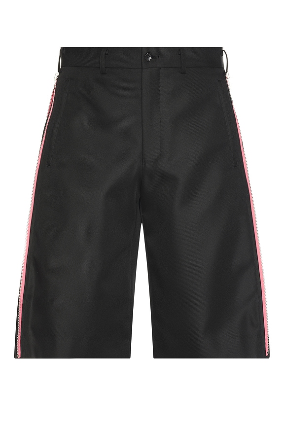 芸能人愛用 COMME des Treated Garment Pachwork Gabardine BLACK GARCONS パンツ