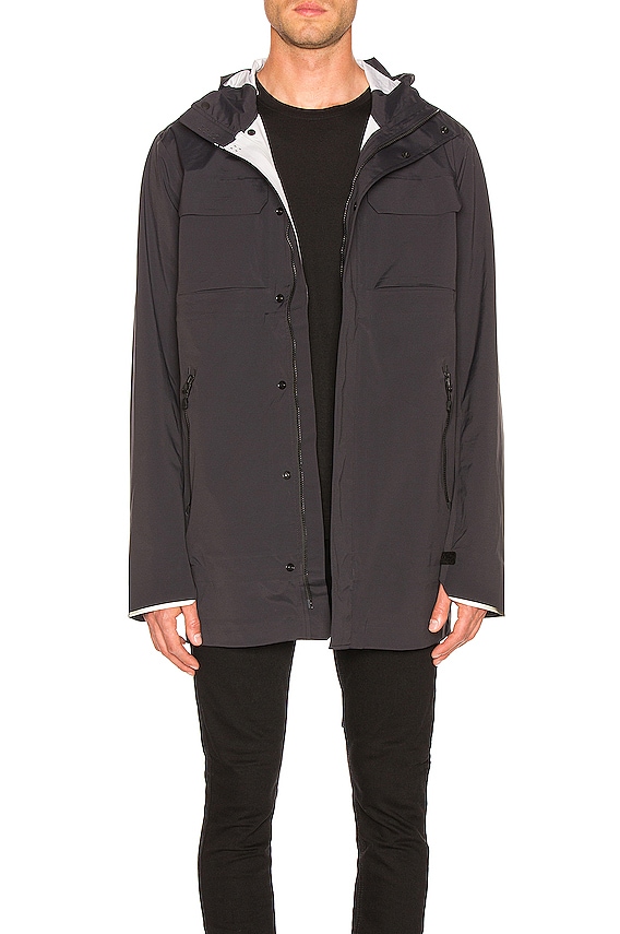 Veilance Isogon Jacket Msize カバー付き Arc'teryx VEILANCE Isogon Jacket Hooded Black Taped Seams Size