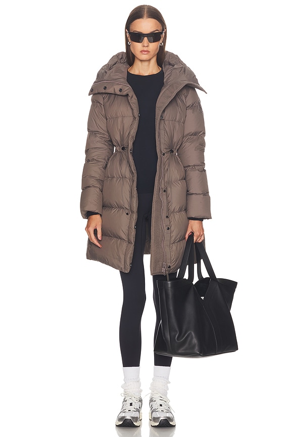 Acne Studios Long Bomber Jacket in Pine Green | FWRD