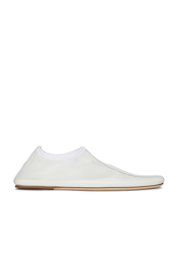 Fear of God Eternal Mule Shoe in greige | FWRD Fear of God Eternal Mule Shoe in greige | FWRD