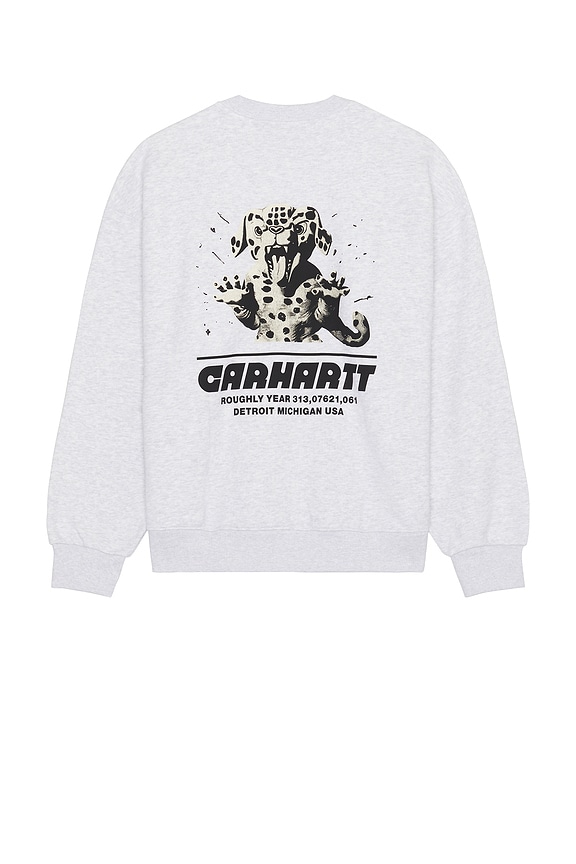 Amiri Oversized Grateful Dead Bear Hoodie in Ivory | FWRD