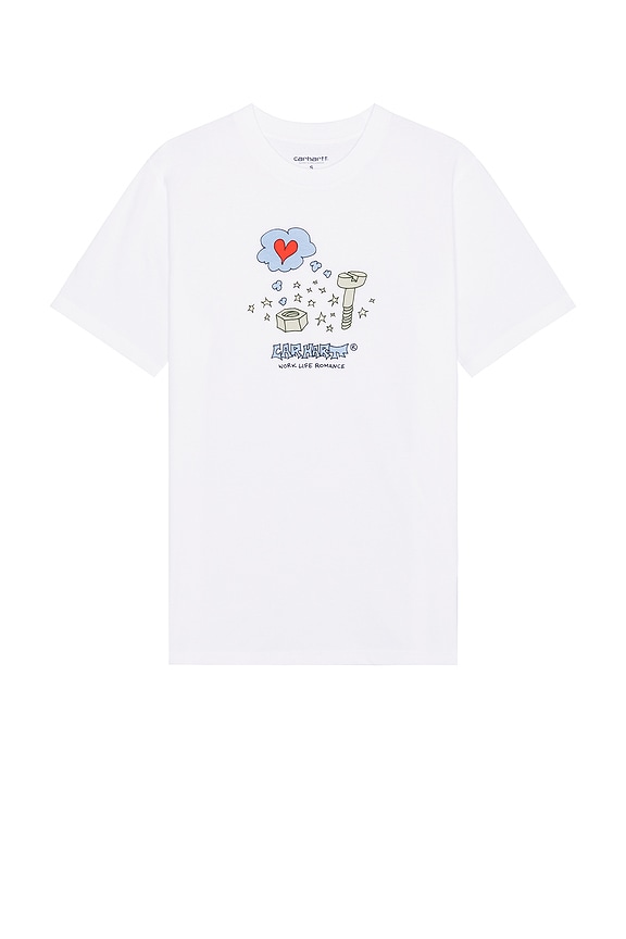 Andersson Bell Unisex Heart Message T-Shirt in Ecru | FWRD