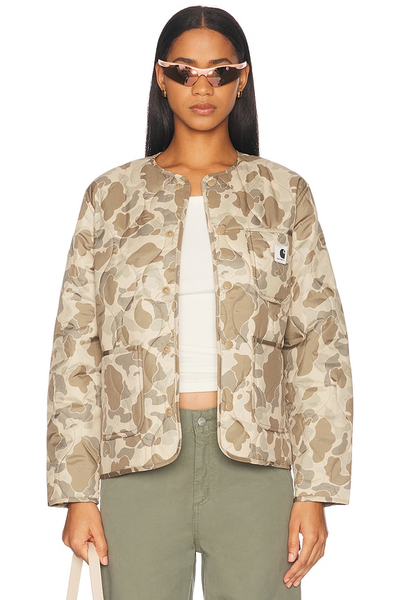 Amiri Camo Workman Jacket in Green Camo | FWRD