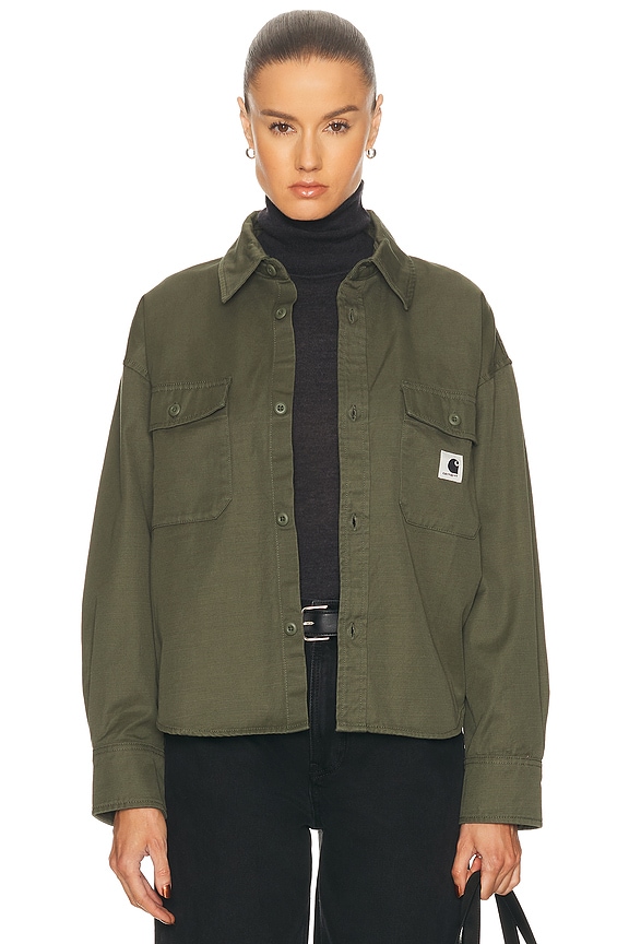Toteme Army Jacket in Khaki Green | FWRD