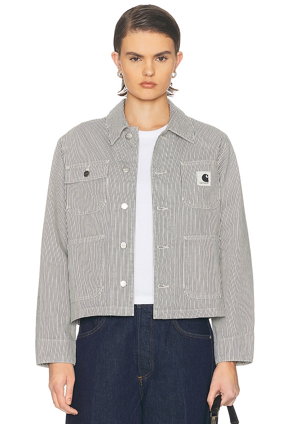 Stella McCartney Zipped Jacket in Chocolate & Cream | FWRD