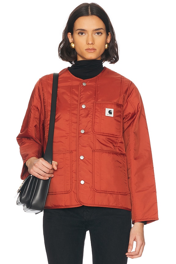 Acne Studios Padded Jacket in Pumpkin Orange | FWRD