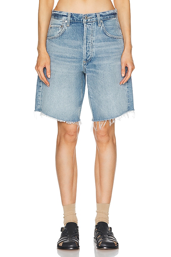 RICK OWENS Porterville 刺繍 ショートパンツ M Rick Owens Porterville Boxer Short in Black & Pearl | FWRD