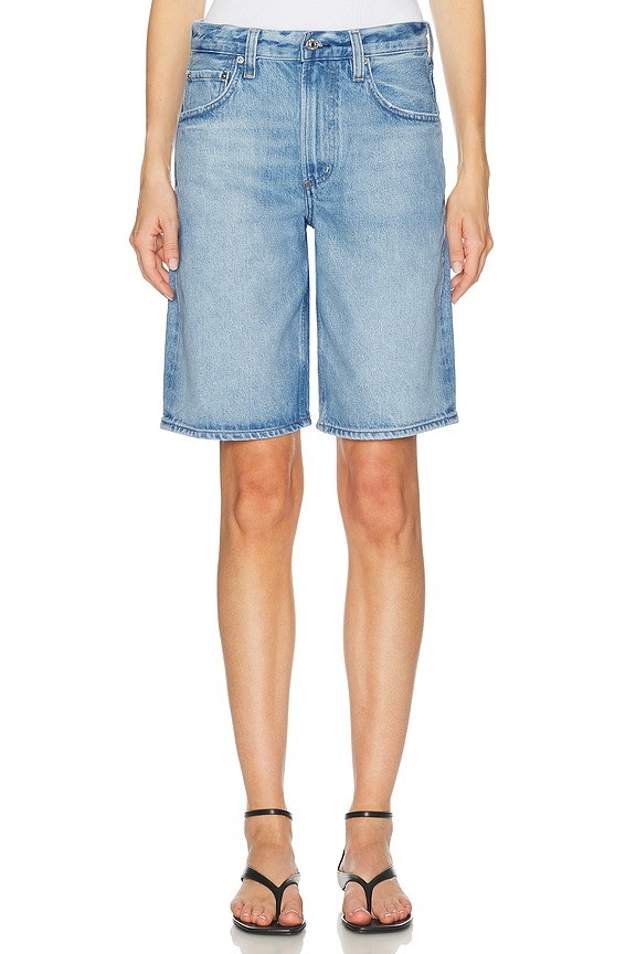 Enza Costa Twill Everywhere Short in Stone | FWRD