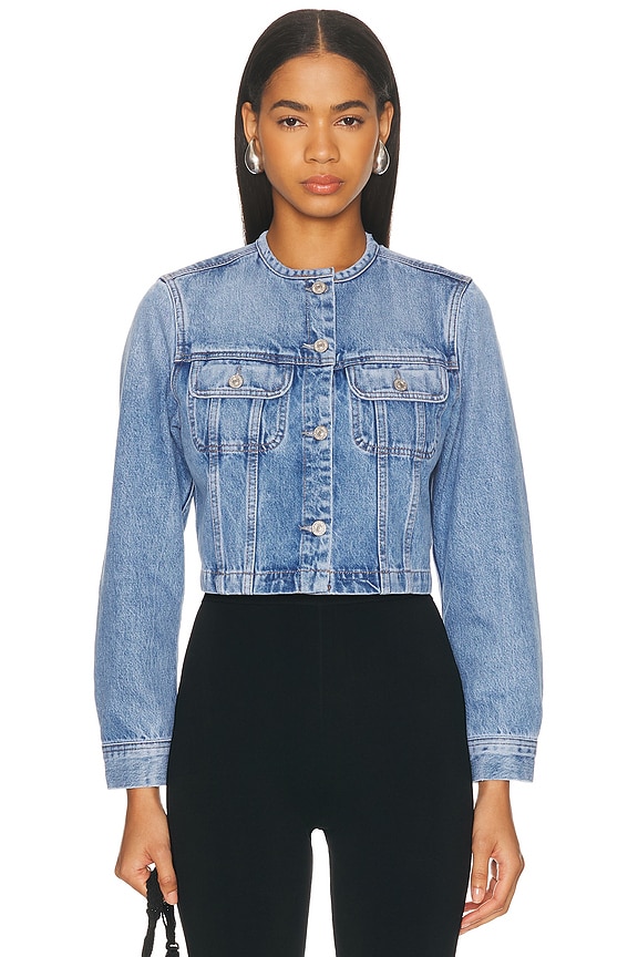 Chloe Denim Jacket in Dusky Blue | FWRD
