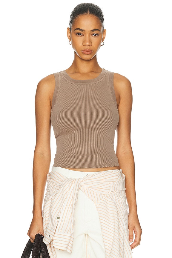 The Row Ondre Top in Taupe | FWRD