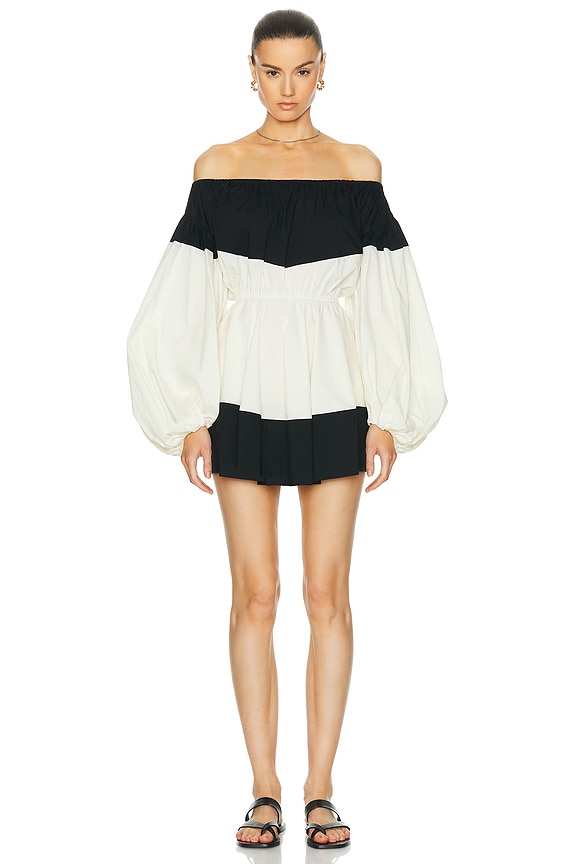 【関税&送料込】Alexander Wang Off Shoulder Dress Alexander Wang off-shoulder Mini Dress | Black | FARFETCH