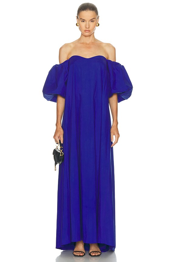 white christmas dresses Bardot Caftan in Dane L main image 1