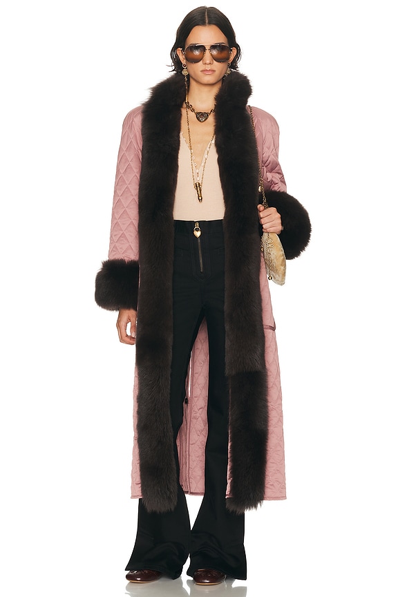 Max Mara Tedgirl Coat in Cherry | FWRD