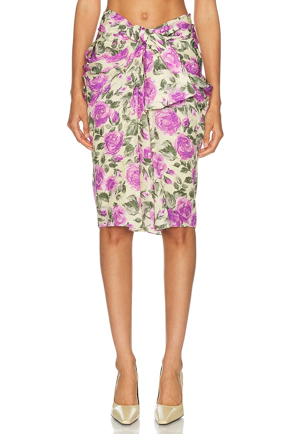 Brandon Maxwell Mercer Pencil Skirt in Tiger - Do You Like My Son