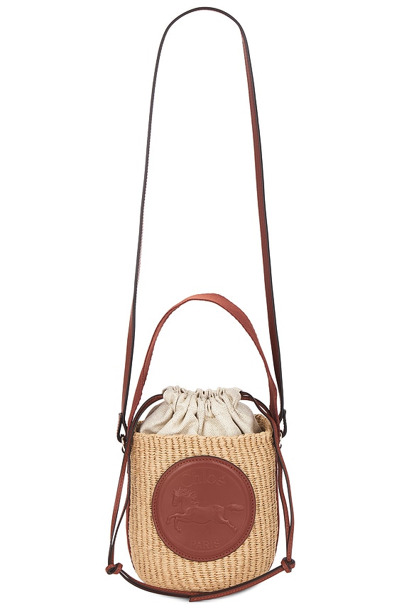 Victoria Beckham Half Moon Box Shoulder Bag in Cognac | FWRD