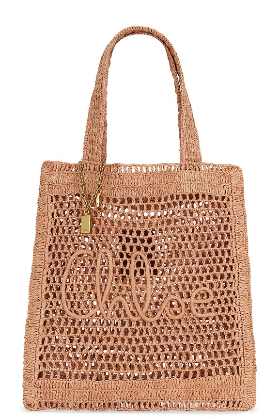 【CHLOE】Summer Banana hobo bag Chloé Summer Banana Hobo Bag In Raffia in Clay brown | Chloé LI