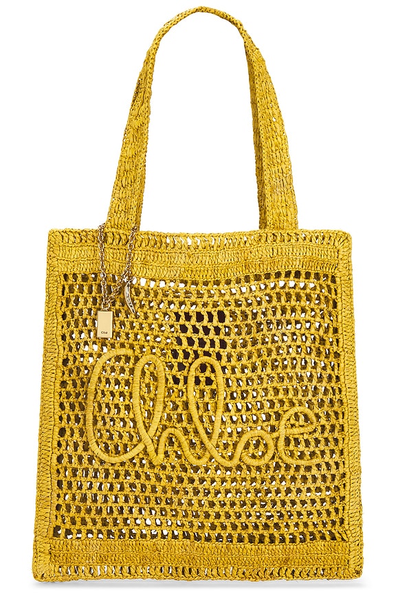 Chloe SUMMER BANANAトートバッグ(stormy sea) Chloe Summer Banana Tote Bag in Stormy Sea | FWRD