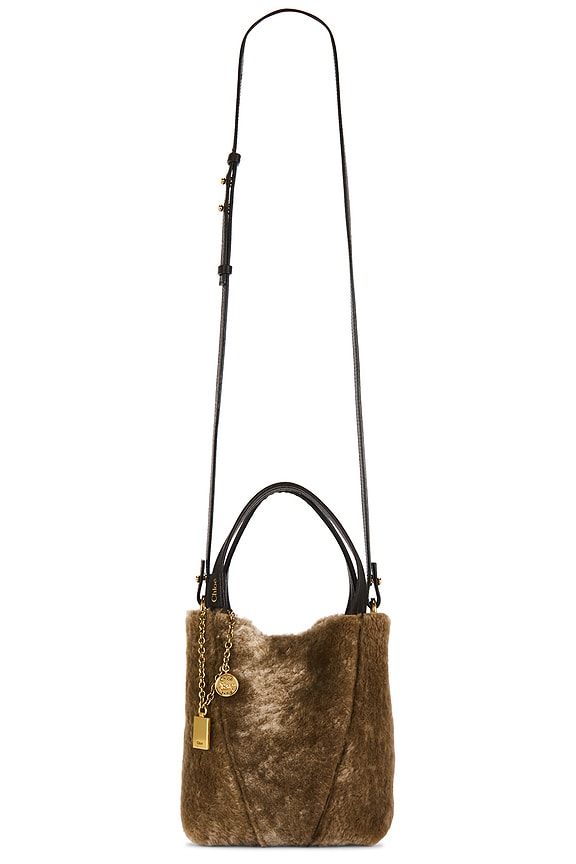FWRD Renew Saint Laurent Small Suzanne Shoulder Bag in Nero | FWRD