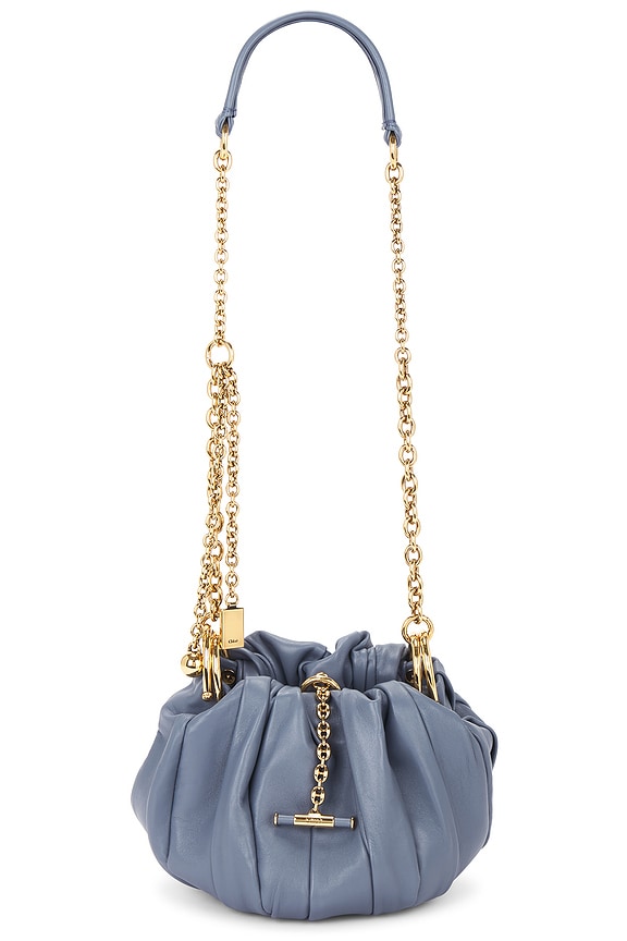 FWRD Renew Louis Vuitton Monogram Patchwork Denim Bowling Bag in