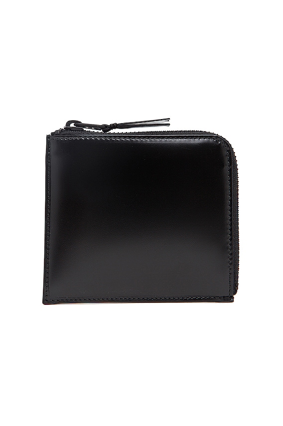 COMME des GARCONS Small Zip Wallet in Black | FWRD