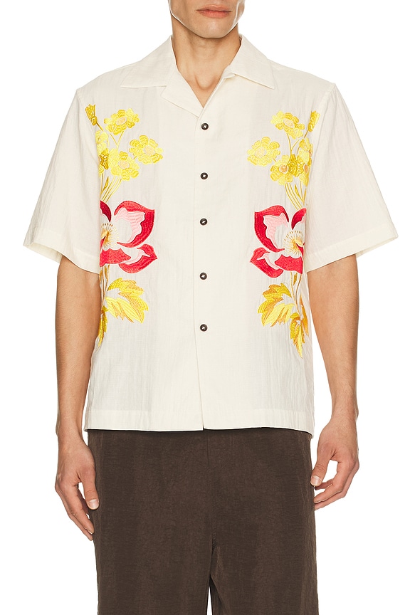 green emerald velvet dress VERSACE BAROQUE PRINT BIG KIDS DRESS SHIRT WHITE/GOLD main image 0