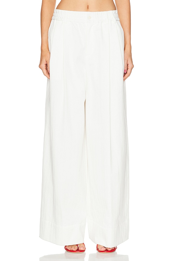 The Row Gala Pant in Off White | FWRD The Row Gala Pant in Off White | FWRD