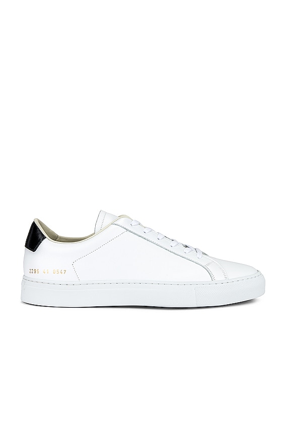 Common Projects Decades Low Article 2348 in White & Red | FWRD