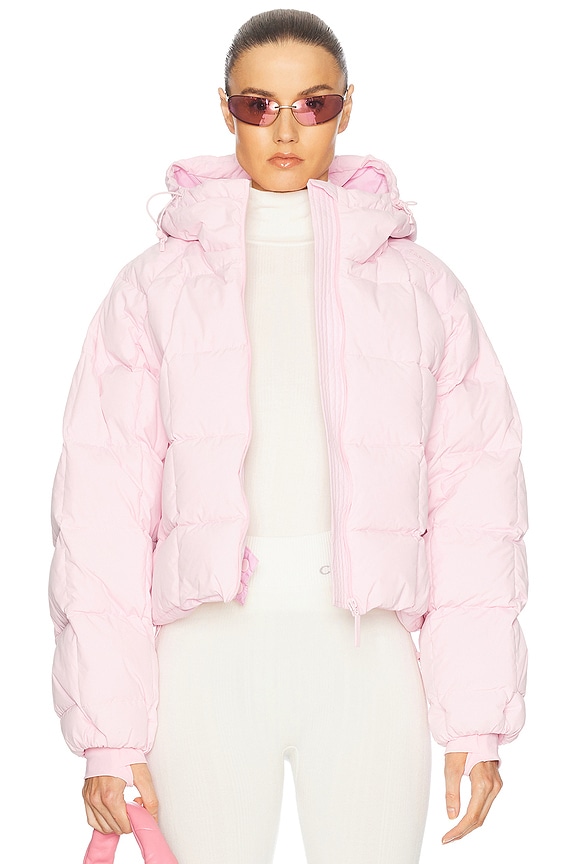 The North Face Nuptse Short Jacket in Orchid Pink | FWRD