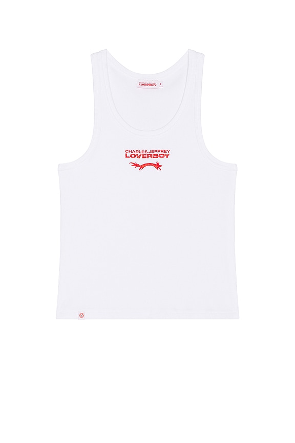 Enfants Riches Deprimes Opium Tank in White & Black | FWRD