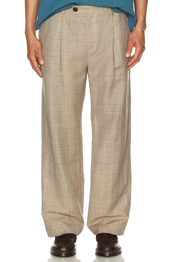 SATURDAYS NYC Dean Houndstooth Trouser in Bungee | FWRD